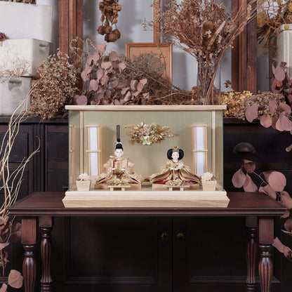 清水久遊作　円 　madoka｜26雛人形ケース飾り