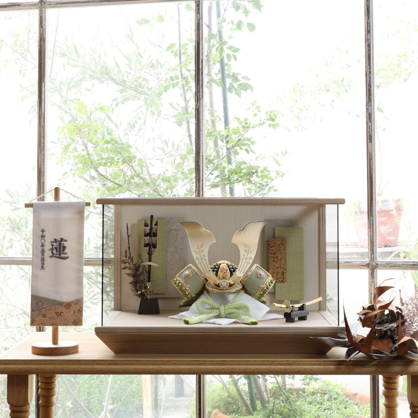 甲冑師「翠鳳」作品　諒 makoto | 26祈兜 ケース飾り