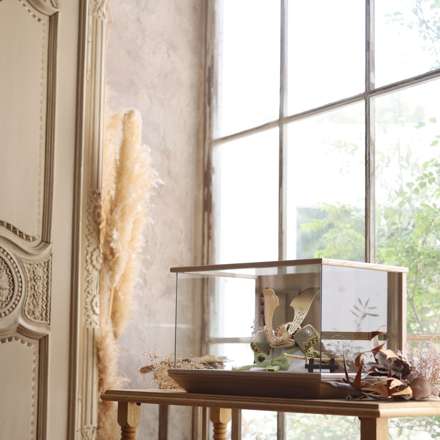 甲冑師「翠鳳」作品　諒 makoto | 26祈兜 ケース飾り