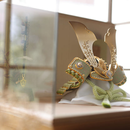 甲冑師「翠鳳」作品　諒 makoto | 26祈兜 ケース飾り