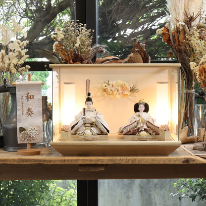 芽　mei｜26雛人形ケース飾り