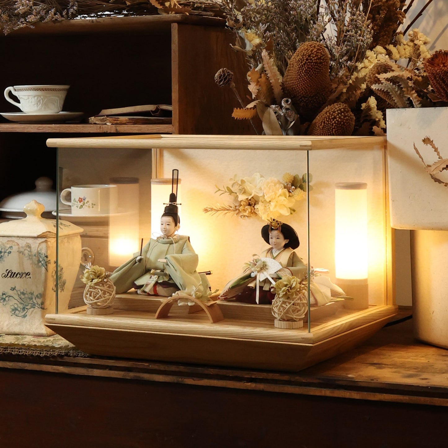 めいな　meina｜26雛人形ケース飾り