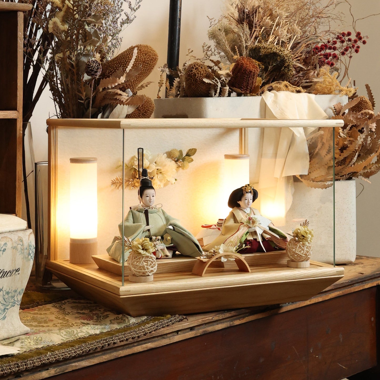 めいな　meina｜26雛人形ケース飾り