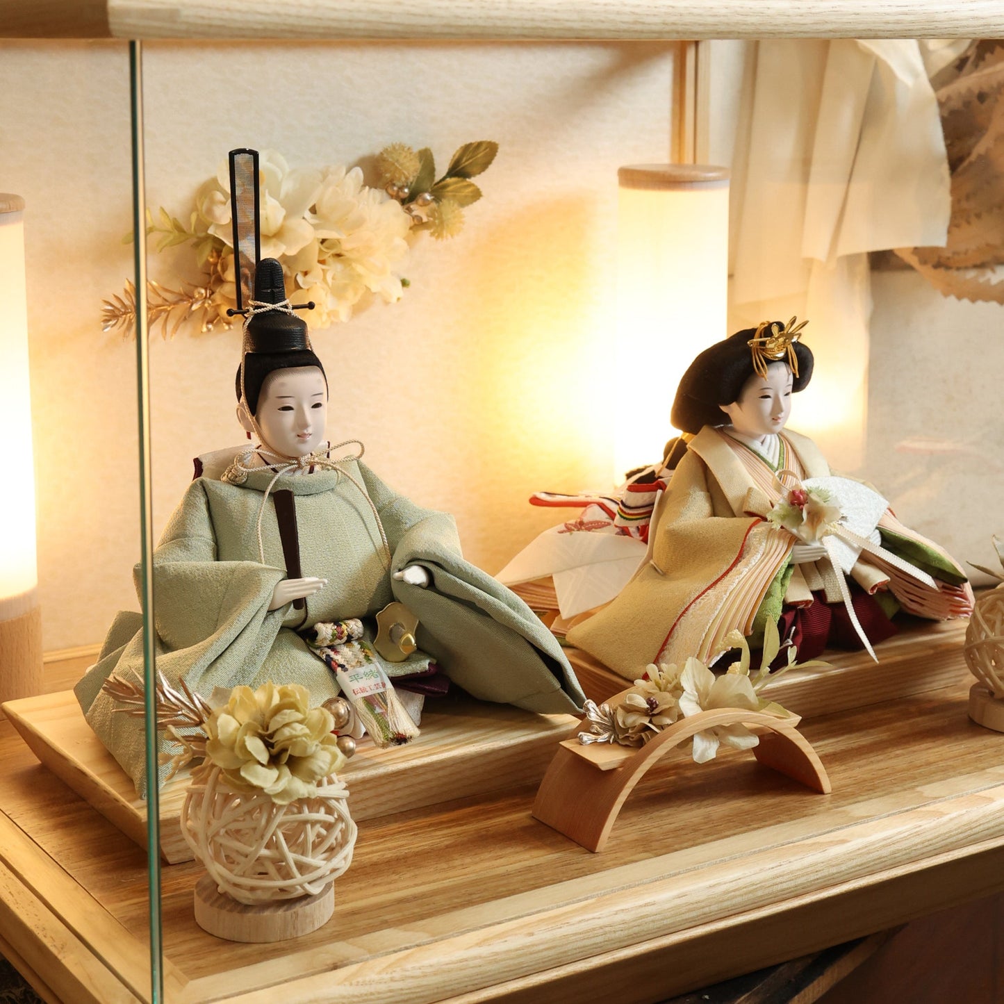 めいな　meina｜26雛人形ケース飾り
