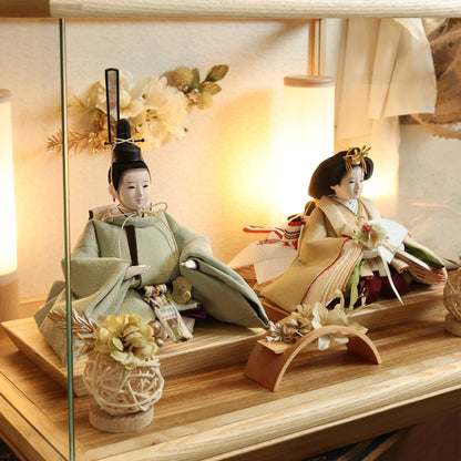 めいな　meina｜26雛人形ケース飾り