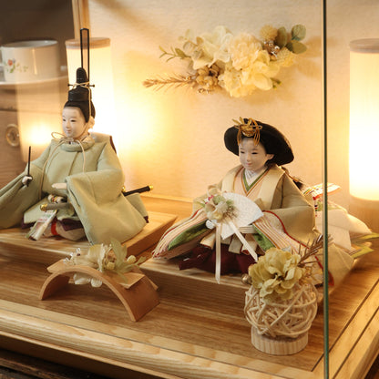 めいな　meina｜26雛人形ケース飾り