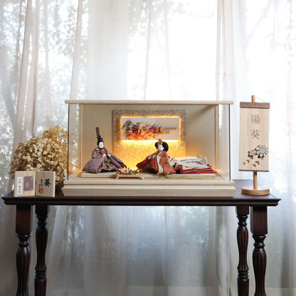 柴田家千代作　澪花　mioka｜26雛人形ケース飾り