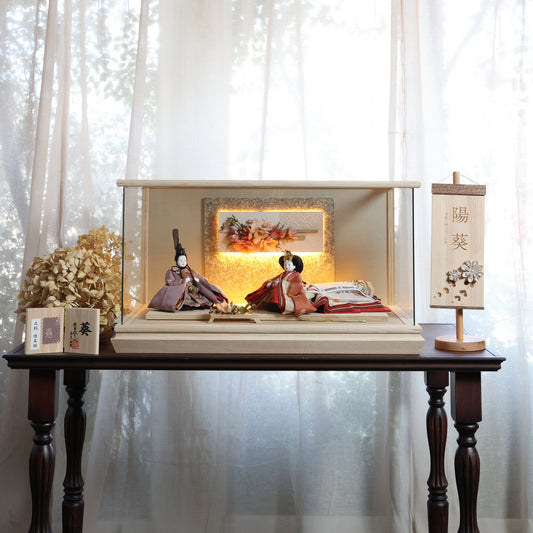 柴田家千代作　澪花　mioka｜26雛人形ケース飾り