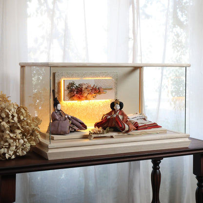 柴田家千代作　澪花　mioka｜26雛人形ケース飾り