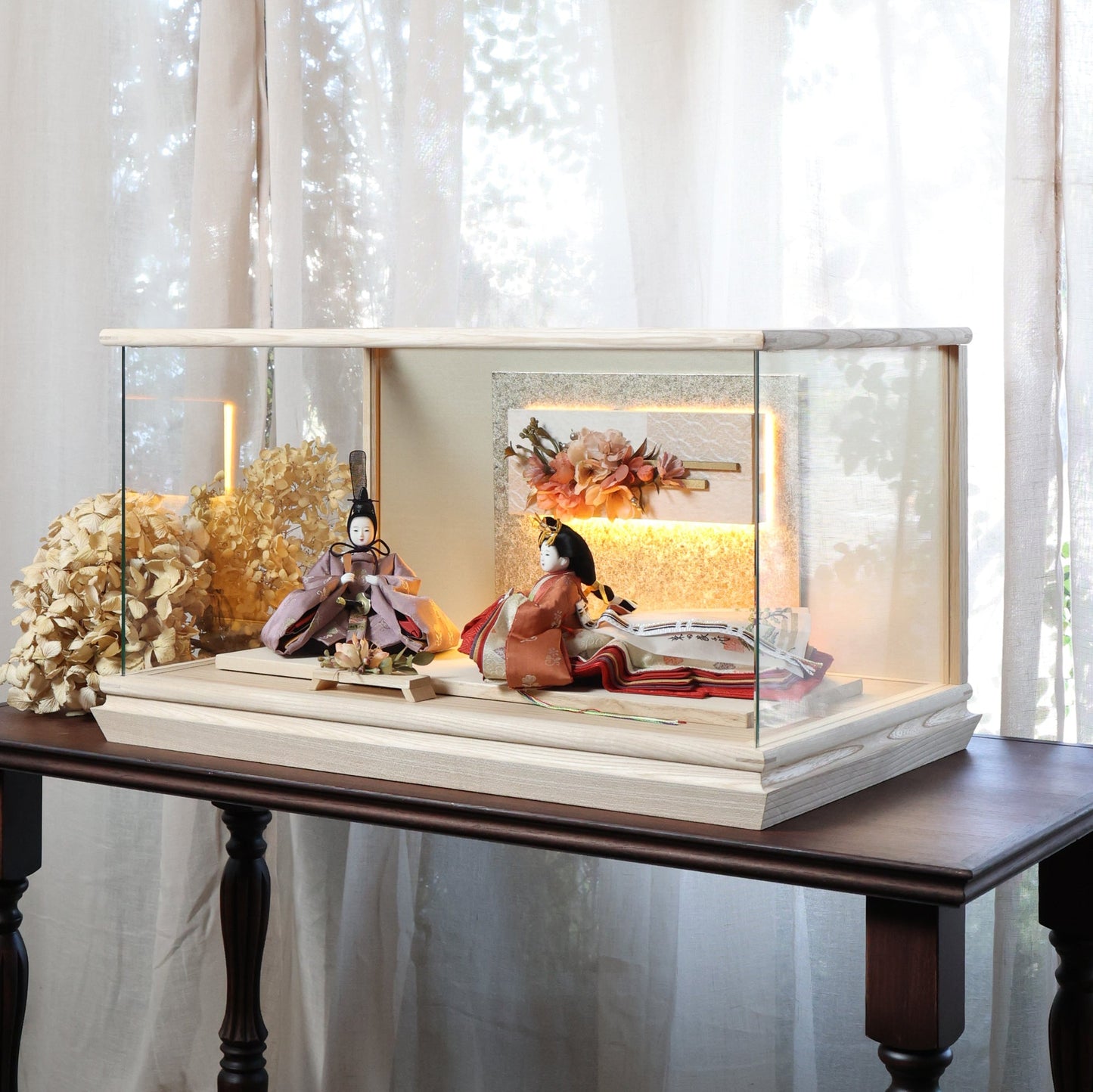 柴田家千代作　澪花　mioka｜26雛人形ケース飾り
