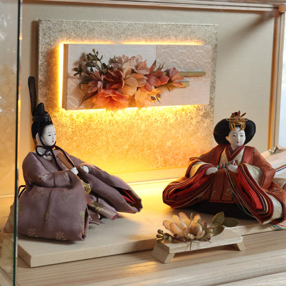 柴田家千代作　澪花　mioka｜26雛人形ケース飾り