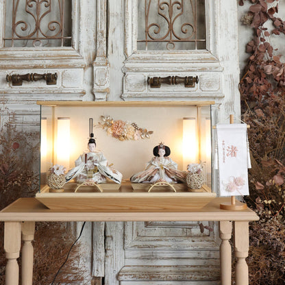 美玲　mirei｜26雛人形ケース飾り