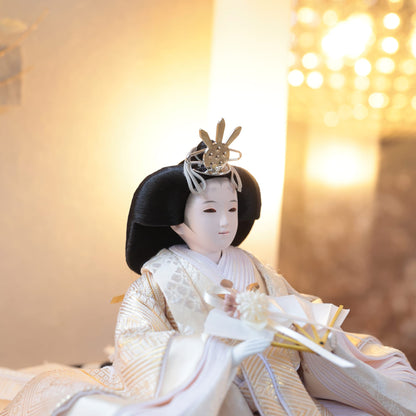 京都西陣袋帯　美月　想　mitsuki｜26雛人形ケース飾り