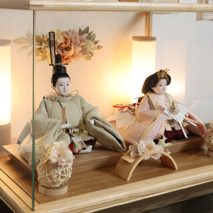 みうか　miuka｜26雛人形ケース飾り