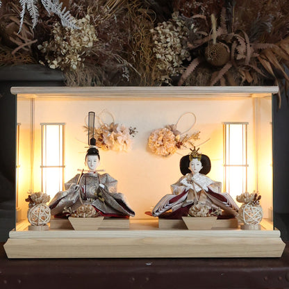 美和　miwa｜26雛人形ケース飾り