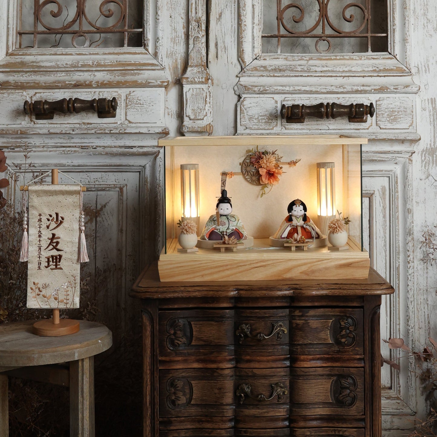 幸一光作　瑞香　mizuka｜26雛人形ケース飾り