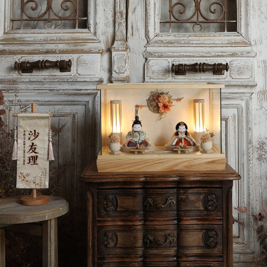 幸一光作　瑞香　mizuka｜26雛人形ケース飾り