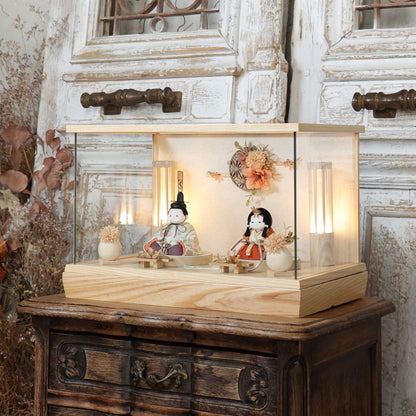 幸一光作　瑞香　mizuka｜26雛人形ケース飾り