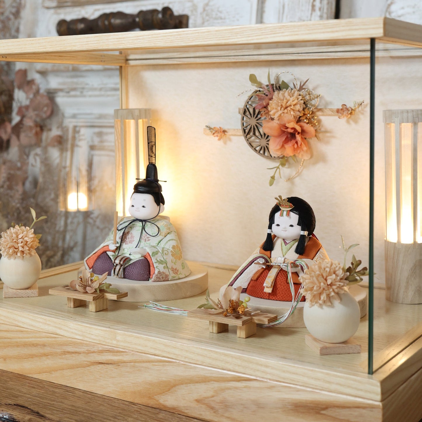 幸一光作　瑞香　mizuka｜26雛人形ケース飾り