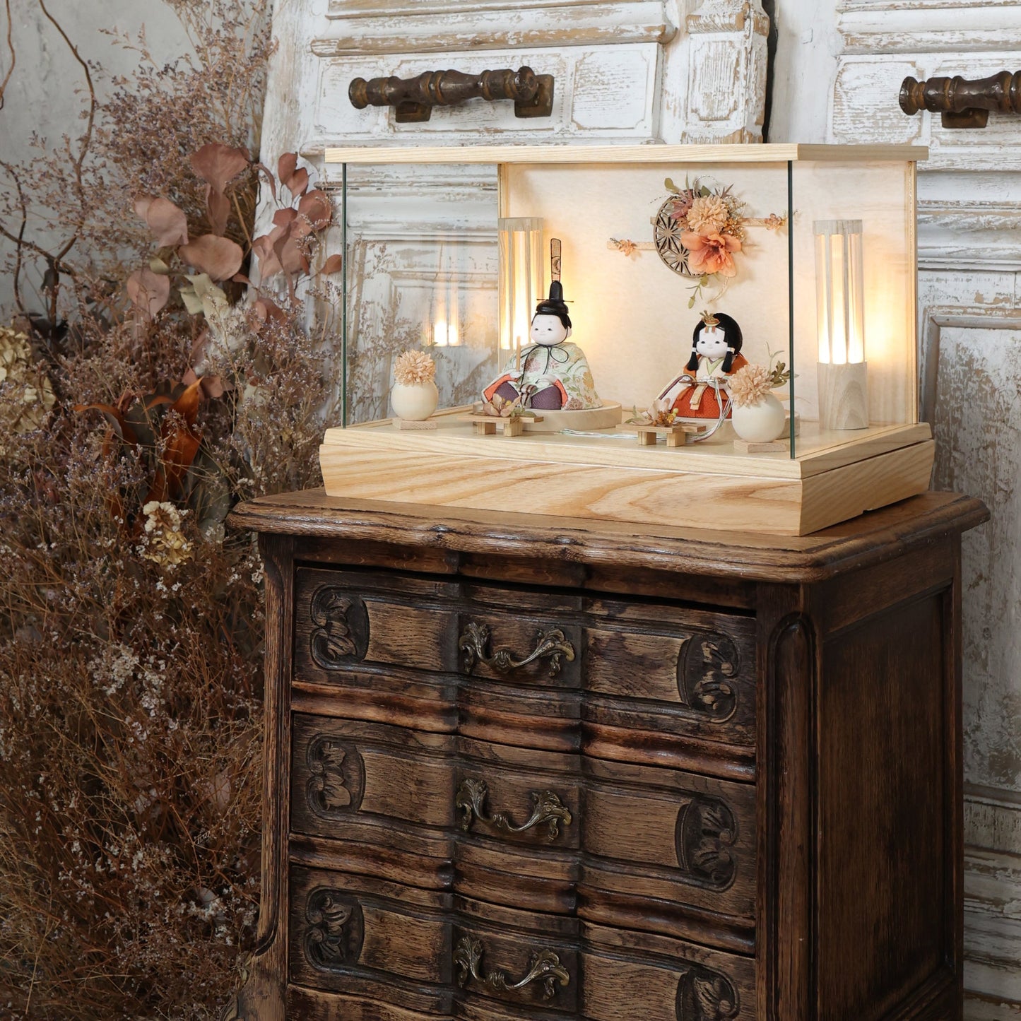 幸一光作　瑞香　mizuka｜26雛人形ケース飾り