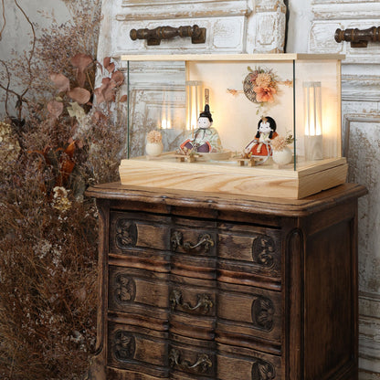 幸一光作　瑞香　mizuka｜26雛人形ケース飾り