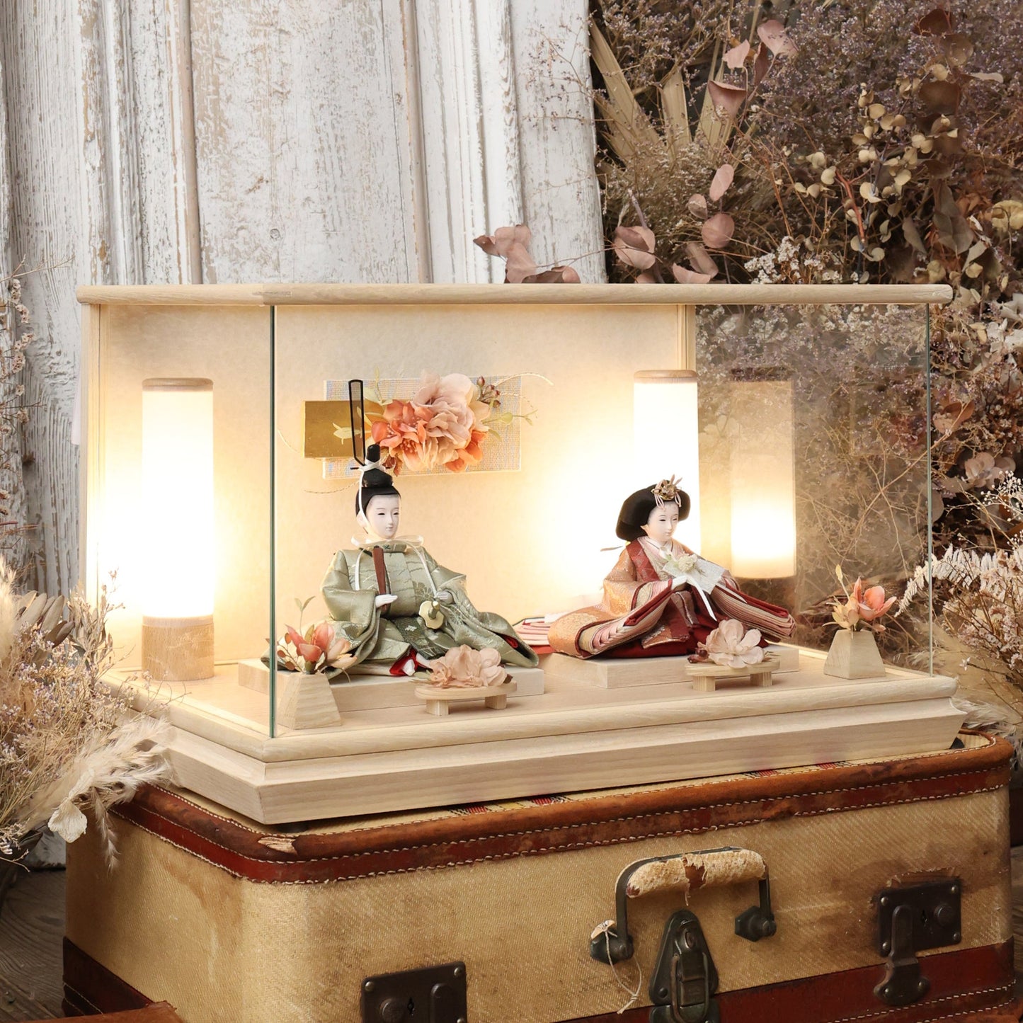 清水久遊作　紅葉　momiji｜26雛人形ケース飾り