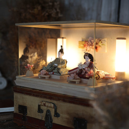 清水久遊作　紅葉　momiji｜26雛人形ケース飾り