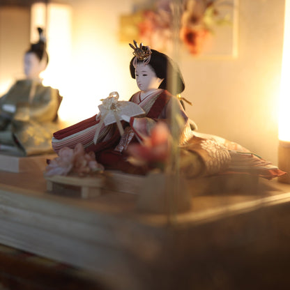 清水久遊作　紅葉　momiji｜26雛人形ケース飾り