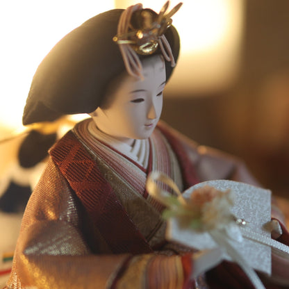 清水久遊作　紅葉　momiji｜26雛人形ケース飾り