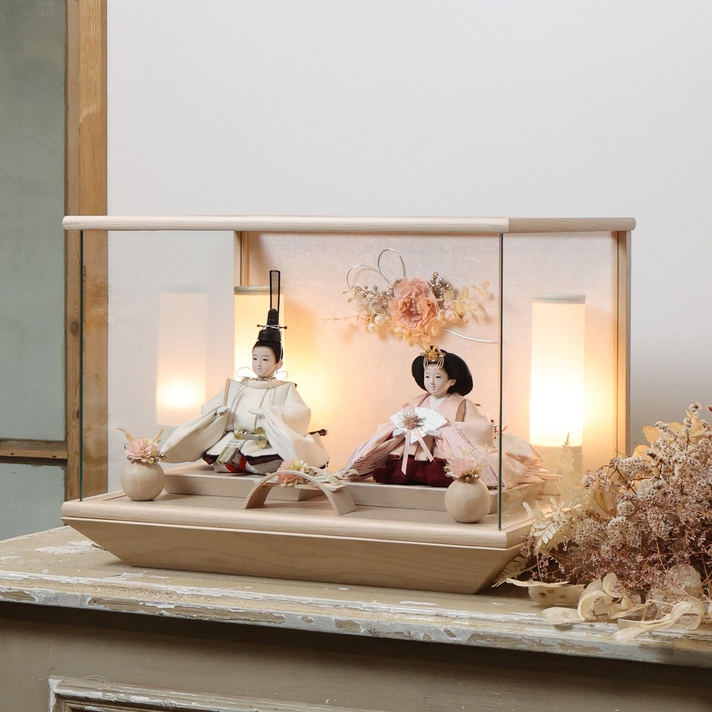 ももね　momone｜26雛人形ケース飾り