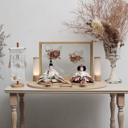 桃菜　mona｜26雛人形出し飾り