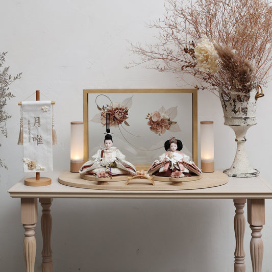 桃菜　mona｜26雛人形出し飾り