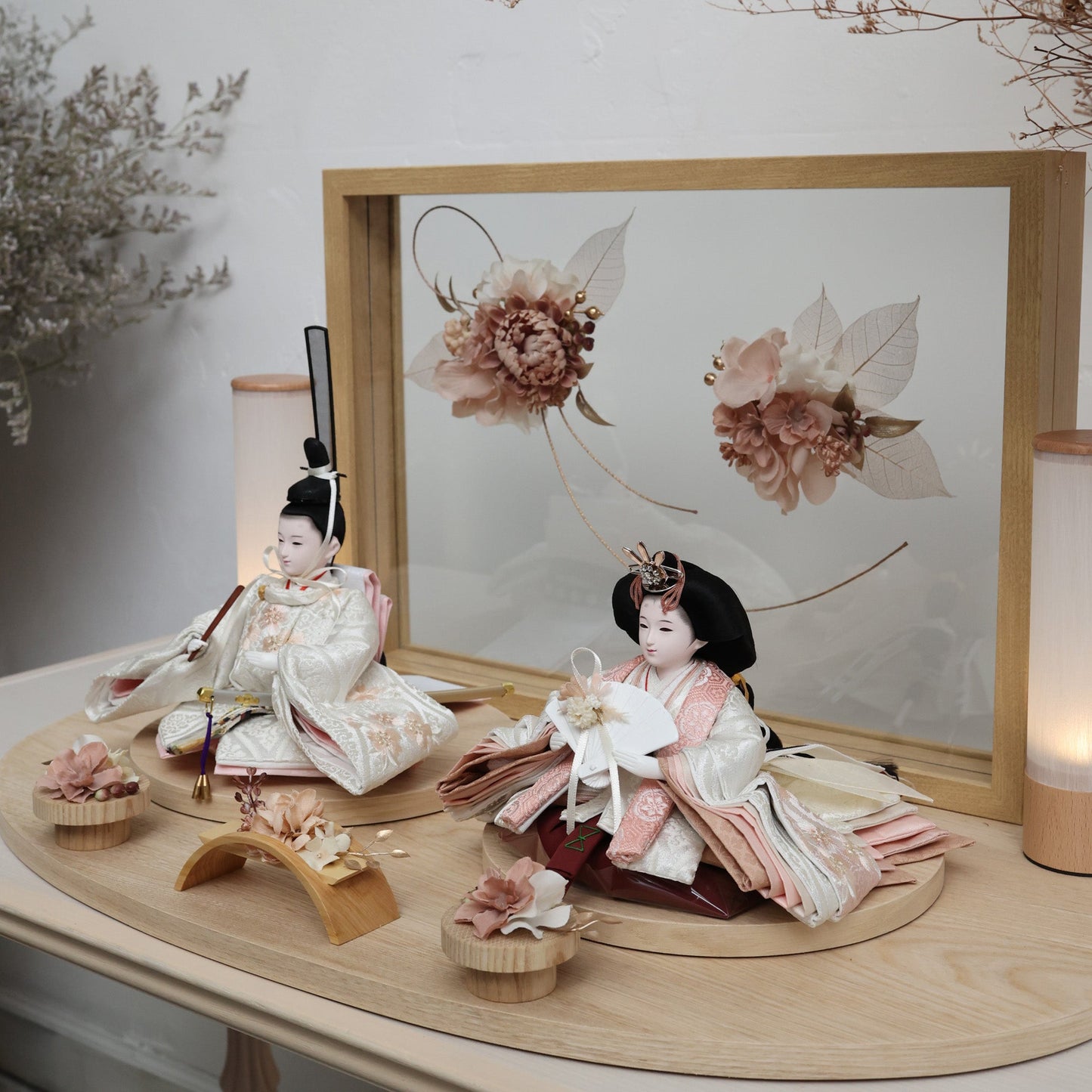 桃菜　mona｜26雛人形出し飾り