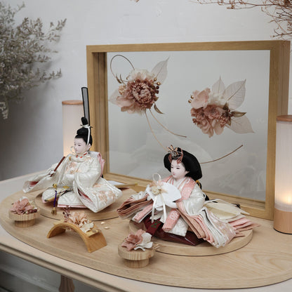 桃菜　mona｜26雛人形出し飾り