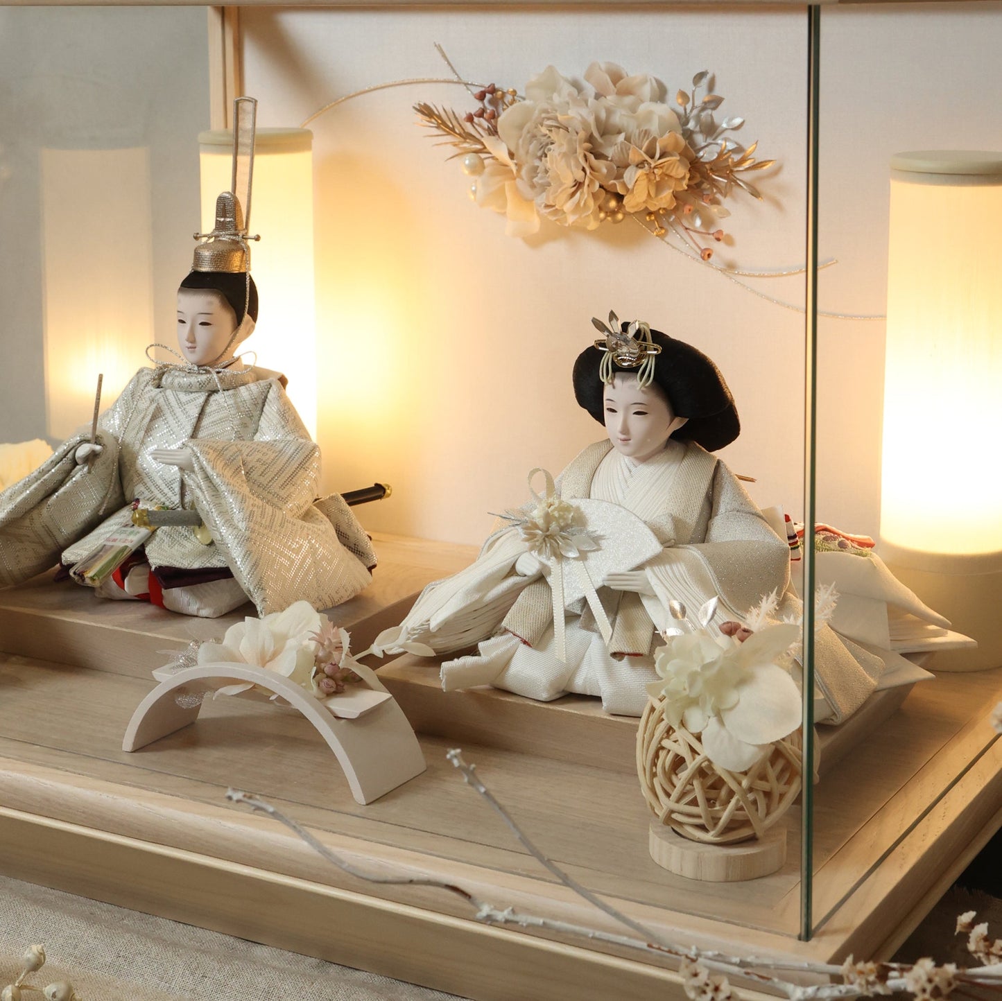 京都西陣袋帯　ななせ　nanase｜26雛人形ケース飾り