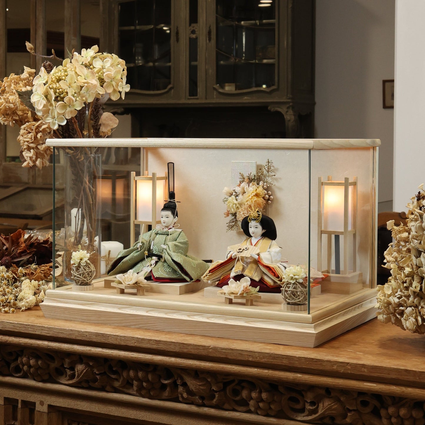 菜乃　nano｜26雛人形ケース飾り