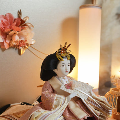 奈央　五人飾り　nao｜26雛人形ケース飾り