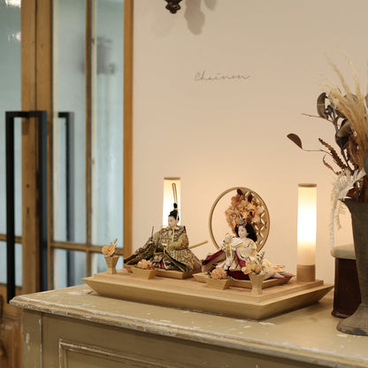 京都西陣袋帯　桜華　ouka｜26雛人形ケース飾り