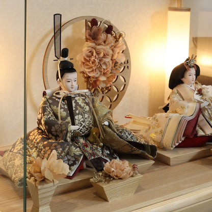 京都西陣袋帯　桜華　ouka｜26雛人形ケース飾り