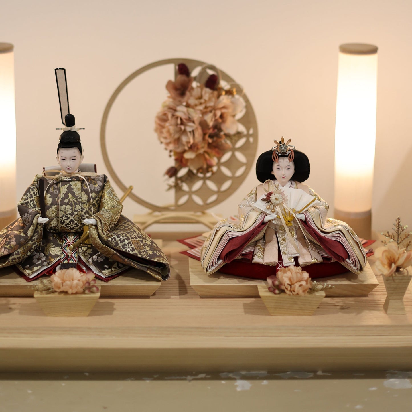 京都西陣袋帯　桜華　ouka｜26雛人形ケース飾り