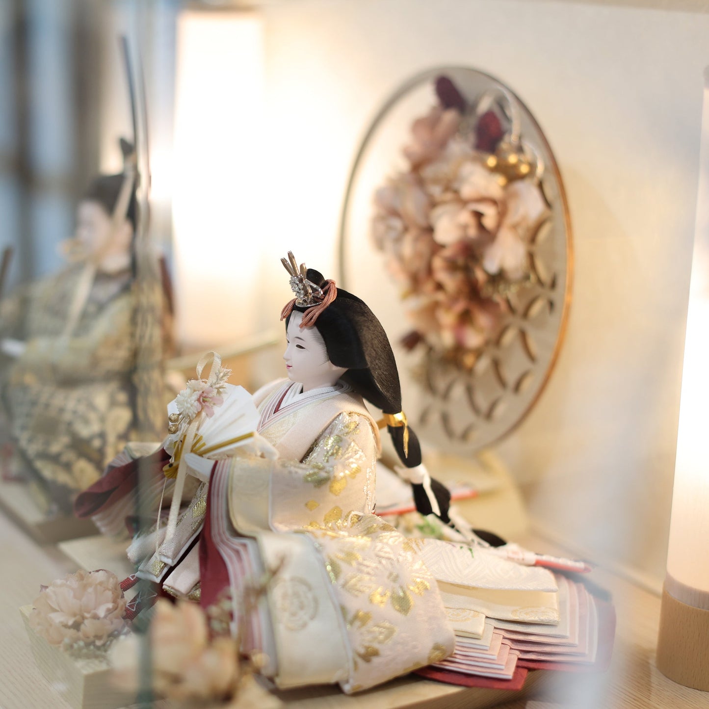 京都西陣袋帯　桜華　ouka｜26雛人形ケース飾り