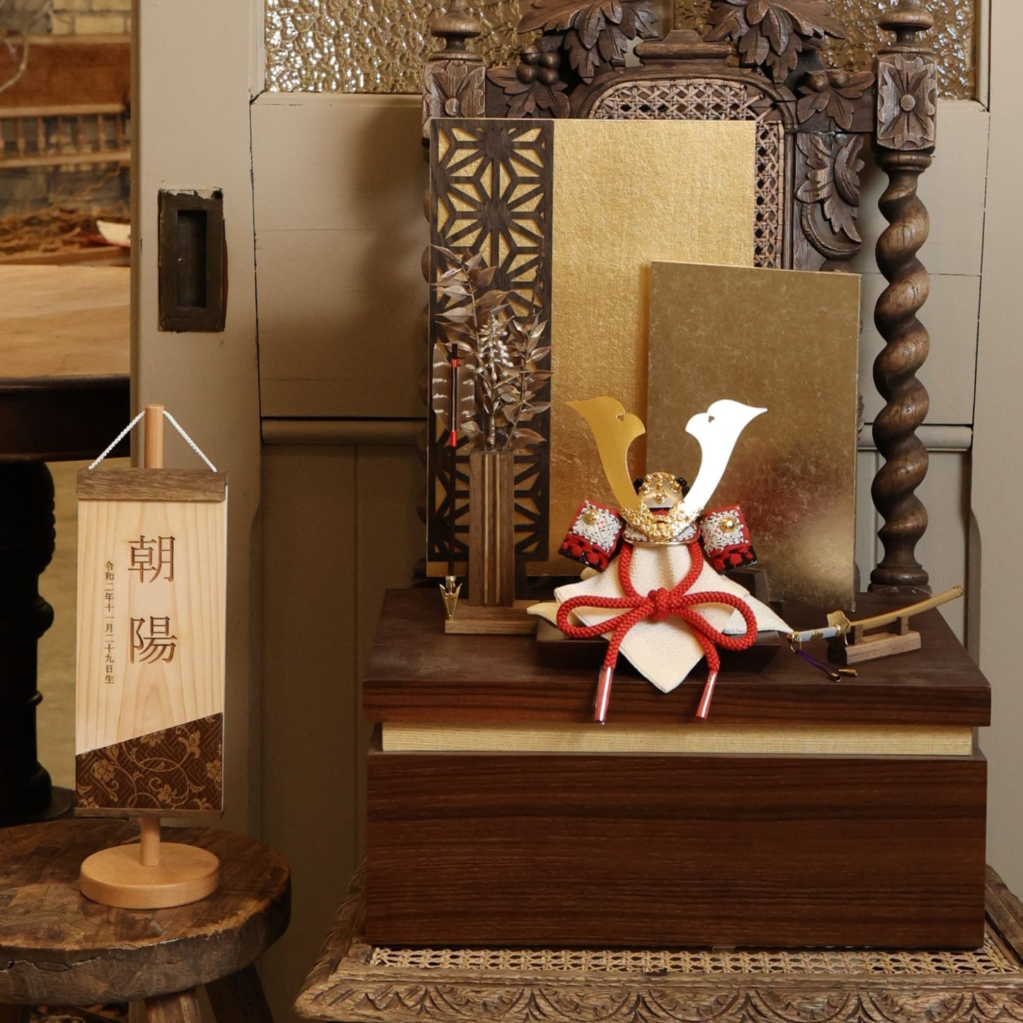 甲冑師「加藤良」作品  蓮 ren | 26祈兜 収納飾り