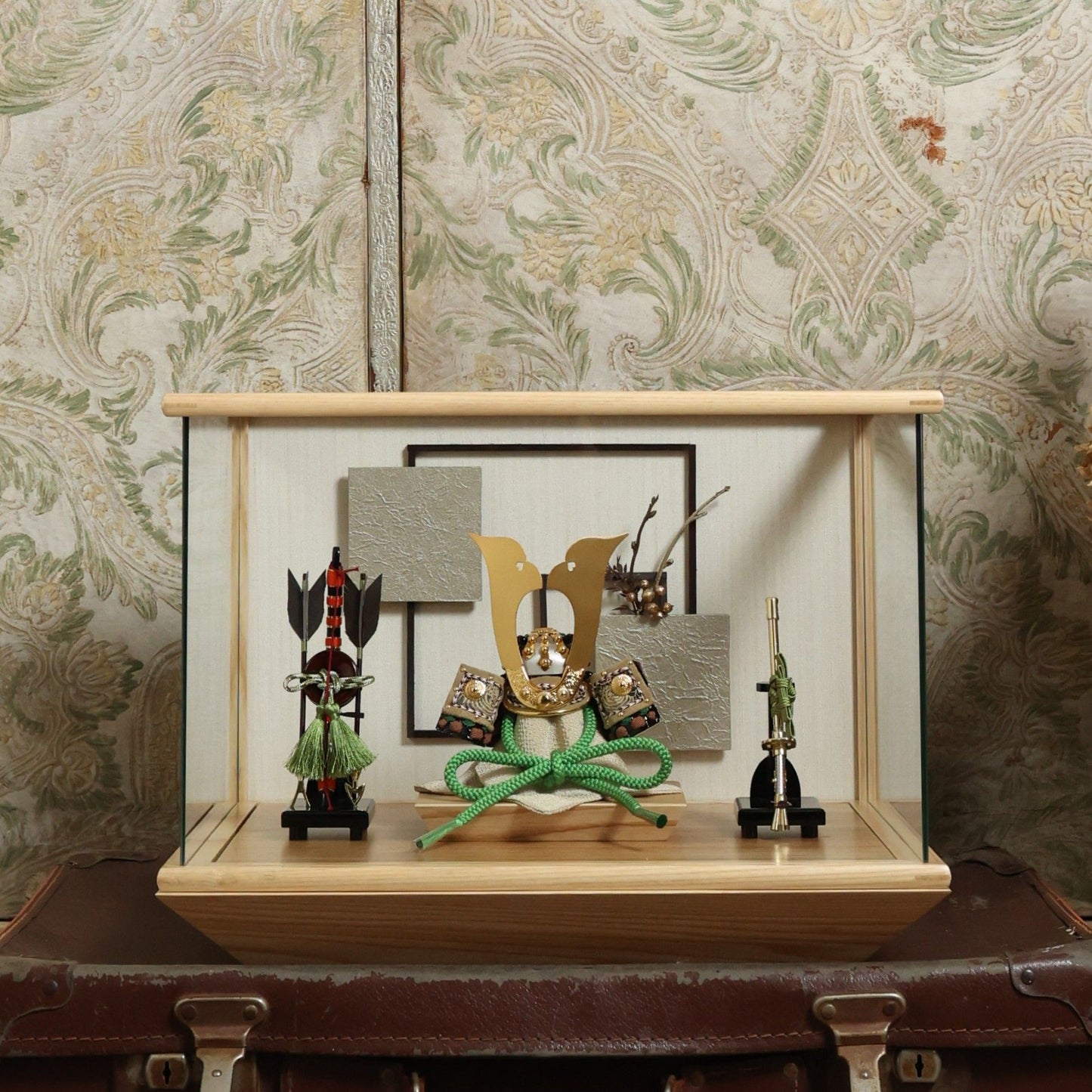 甲冑師「加藤良」作品　陸 riku | 26祈兜 ケース飾り