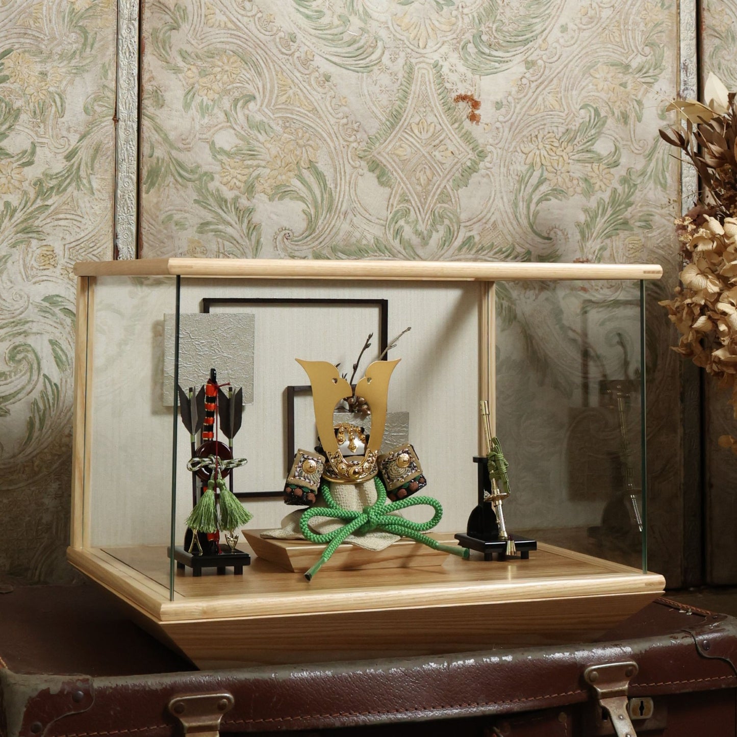 甲冑師「加藤良」作品　陸 riku | 26祈兜 ケース飾り