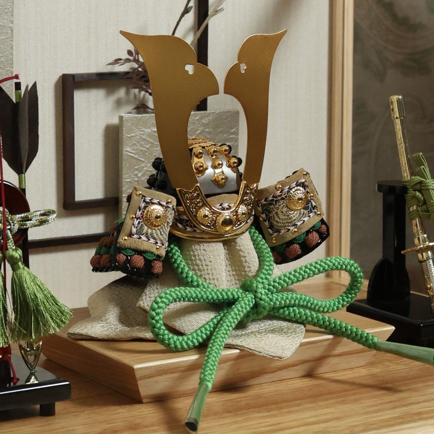 甲冑師「加藤良」作品　陸 riku | 26祈兜 ケース飾り