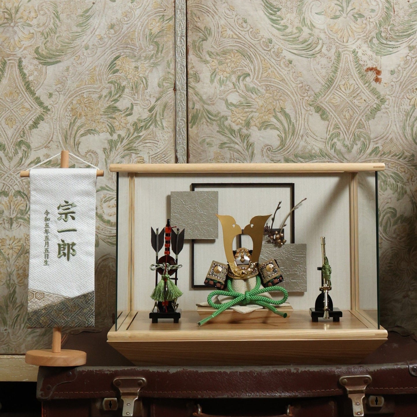 甲冑師「加藤良」作品　陸 riku | 26祈兜 ケース飾り