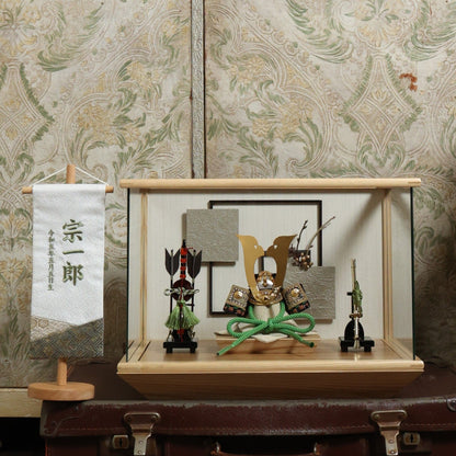 甲冑師「加藤良」作品　陸 riku | 26祈兜 ケース飾り