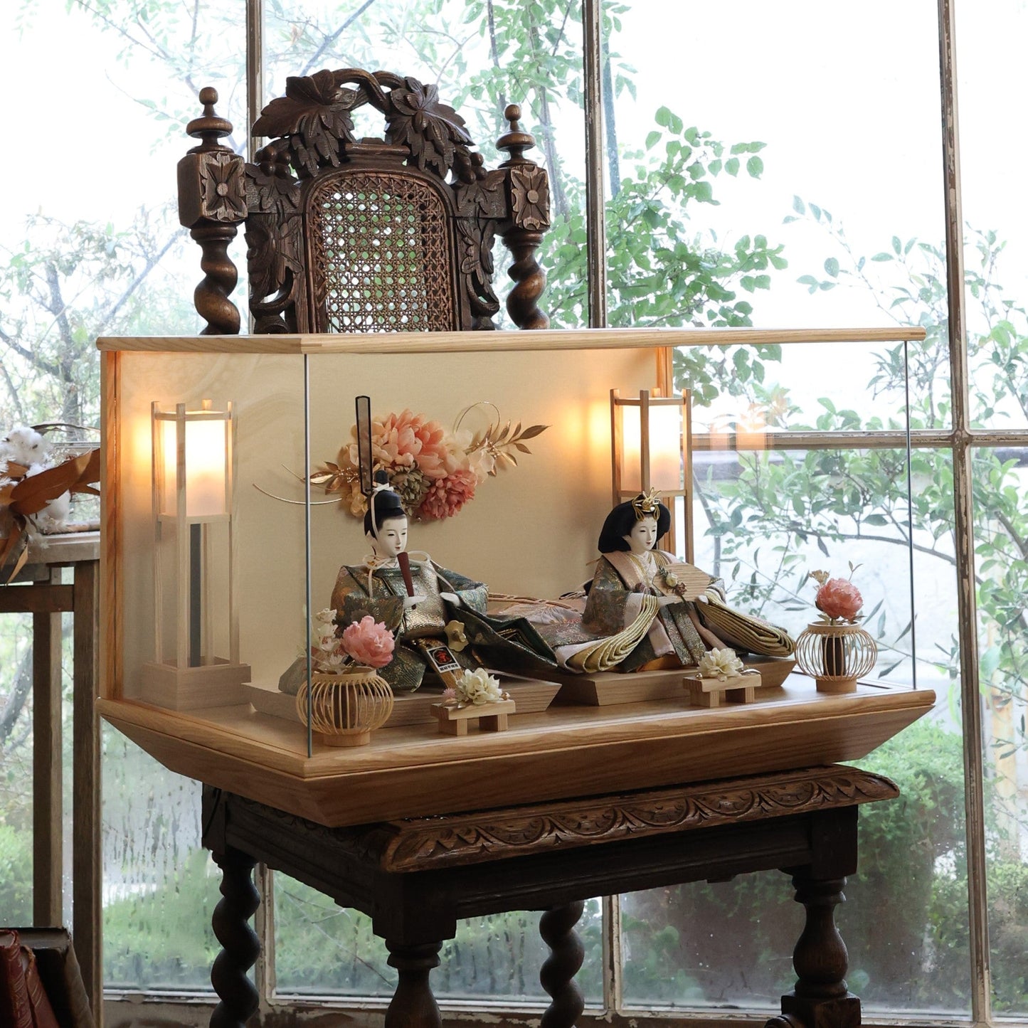 京都西陣袋帯　凛乃　rino｜26雛人形ケース飾り