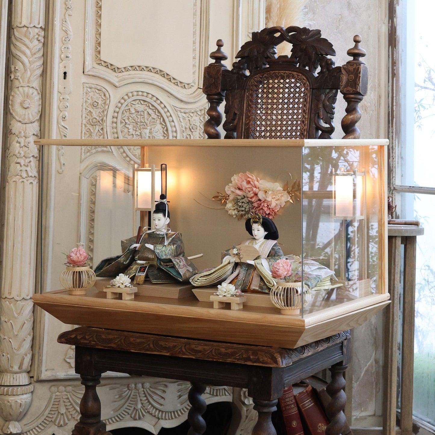 京都西陣袋帯　凛乃　rino｜26雛人形ケース飾り