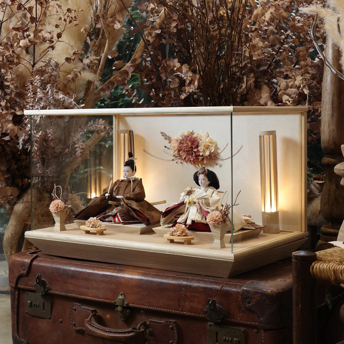 里桜　rio｜26雛人形ケース飾り